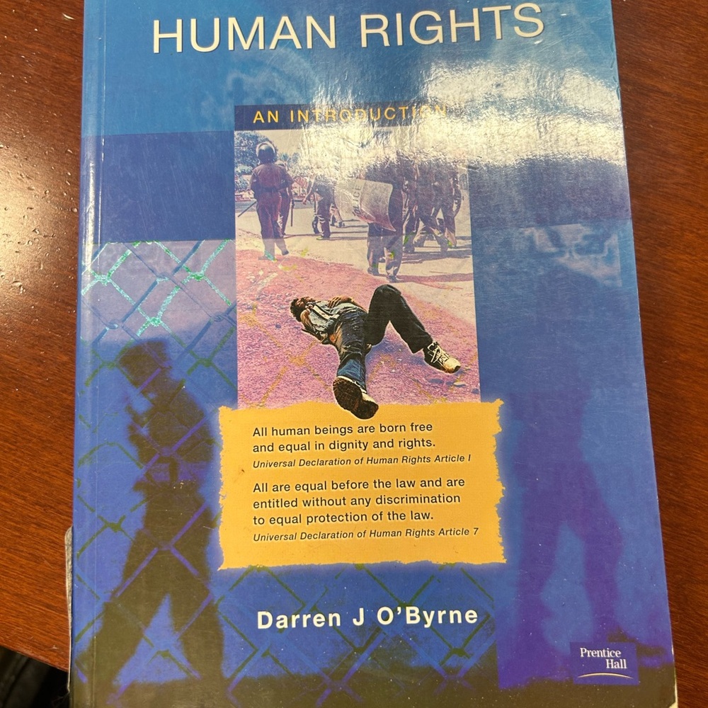 Human Rights: An Introduction by Darren J O'Byrne
